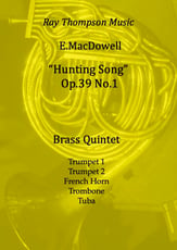 Jaglied (Hunting Song) Op.39 No.1 - brass quintet P.O.D cover